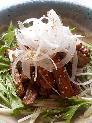 有機ごぼうのスペアリブ