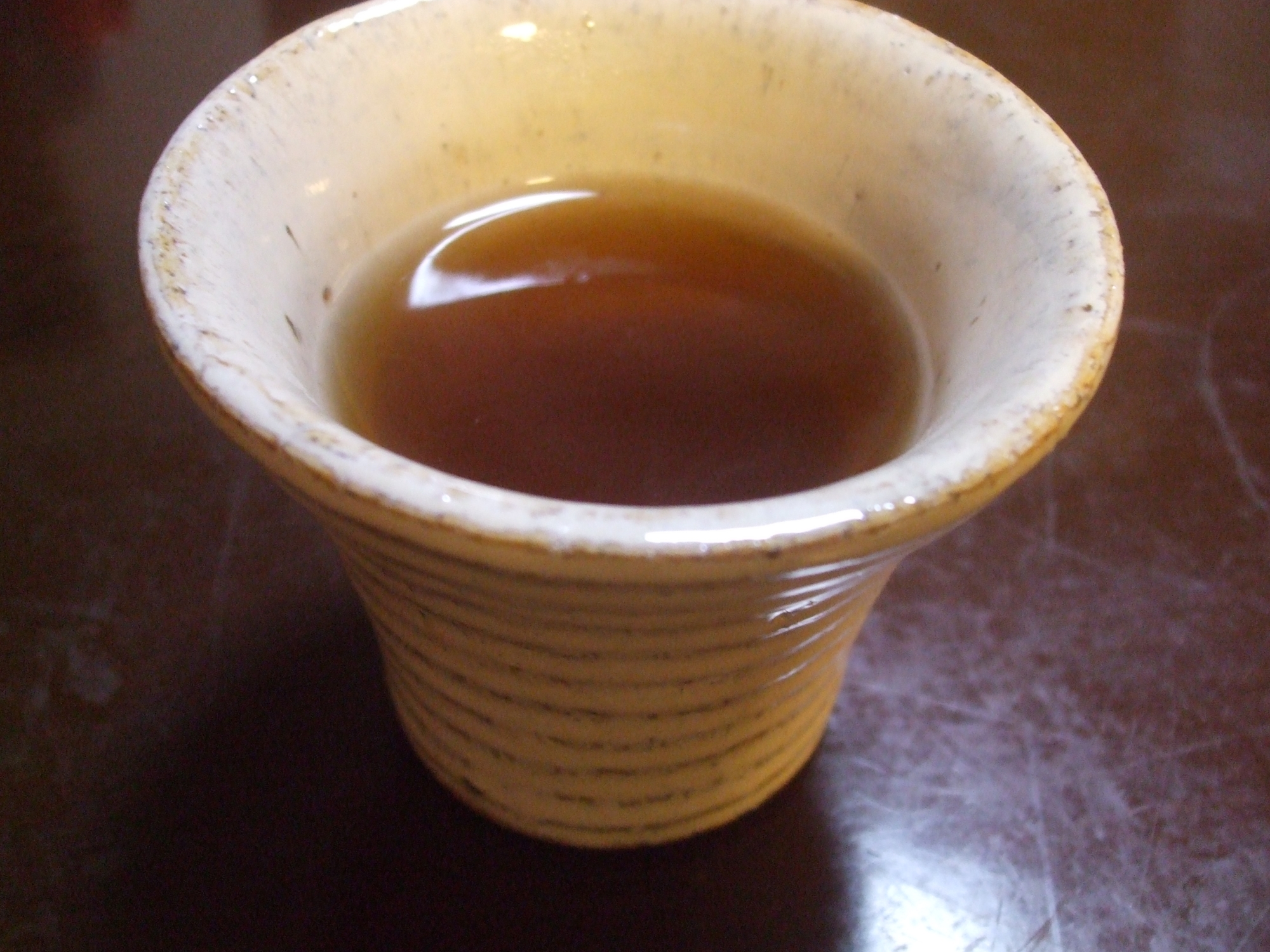 どくだみ茶の焼酎割り☆