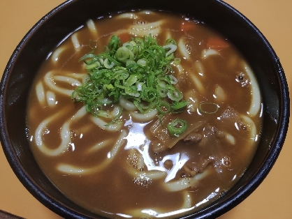 カレーをリメイク　カレーうどん