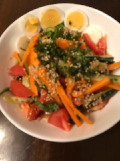 ツナと夏野菜の中華サラダ。No.681