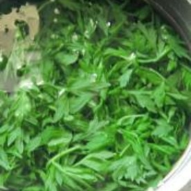 よもぎの灰汁抜き&おうちで草餅♪ レシピ・作り方