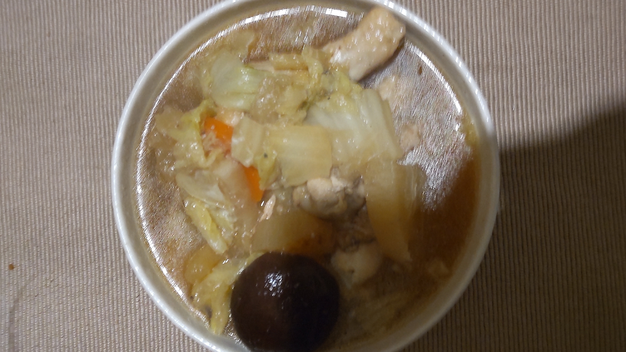 鶏手羽元白菜鍋