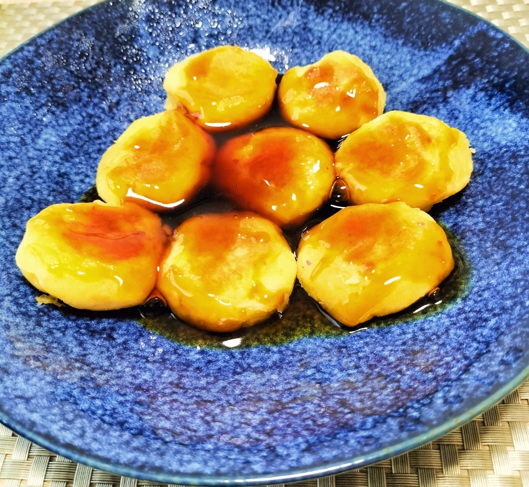 モチッと国産チーズとさつまいものみたらし団子餅