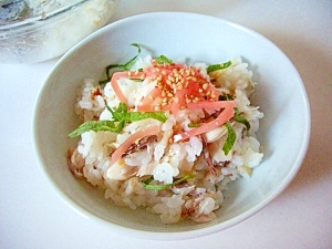 レモン風味の、アジ飯