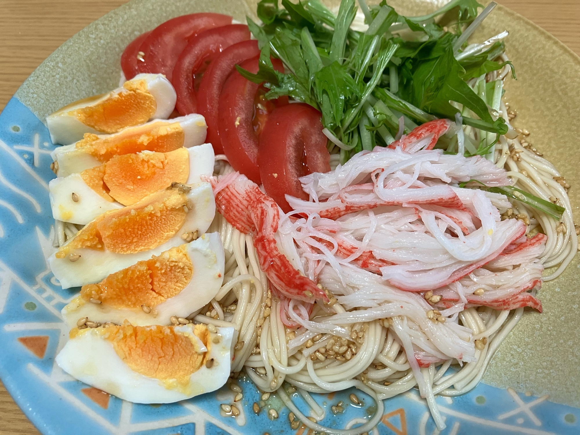 簡単！素麺で冷やし中華風☆彡