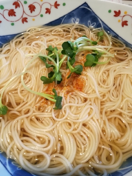 オクラ・しめじのにゅう麺