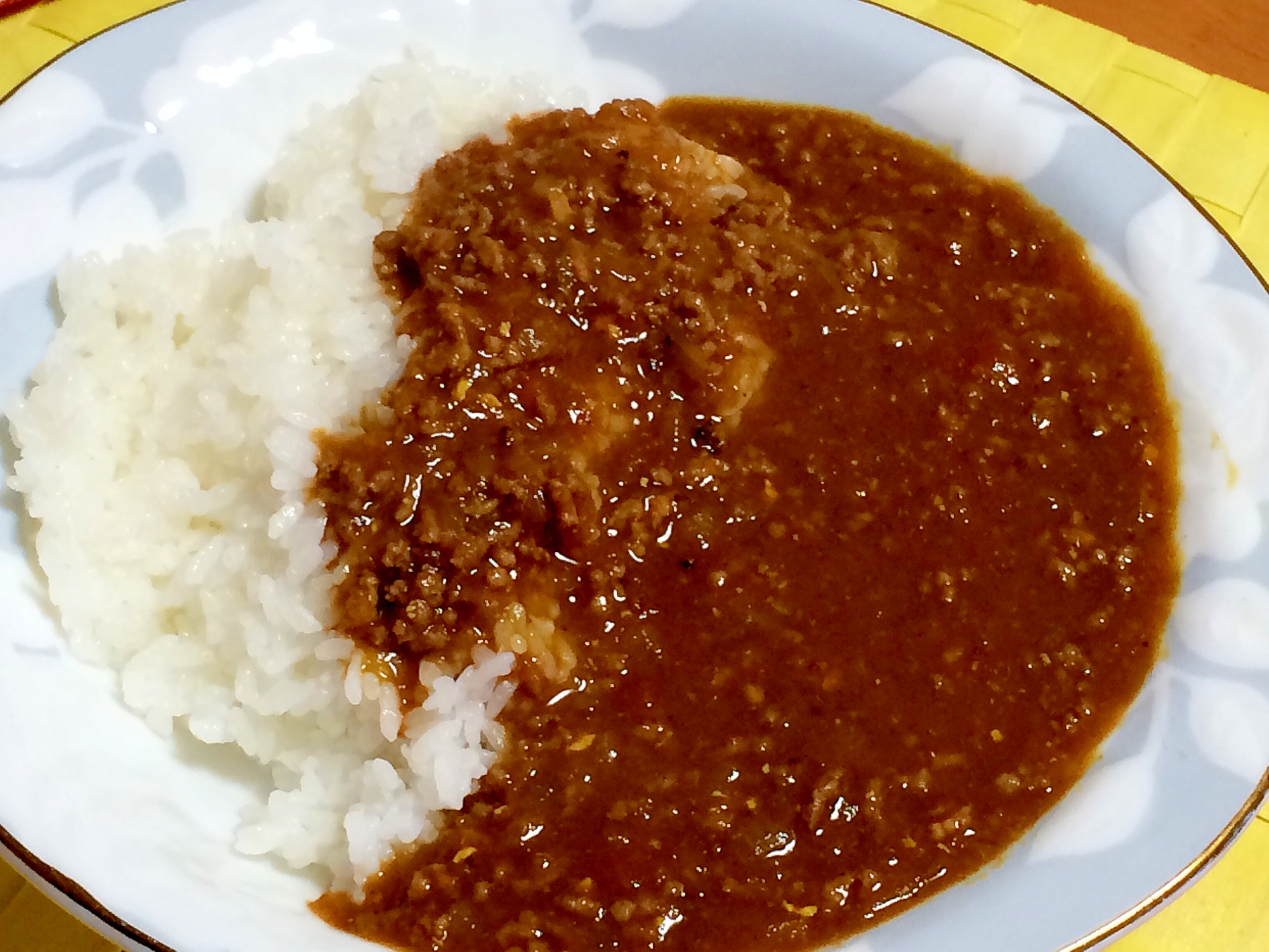 煮込み10分♪フライパンひとつｄe簡単キーマカレー