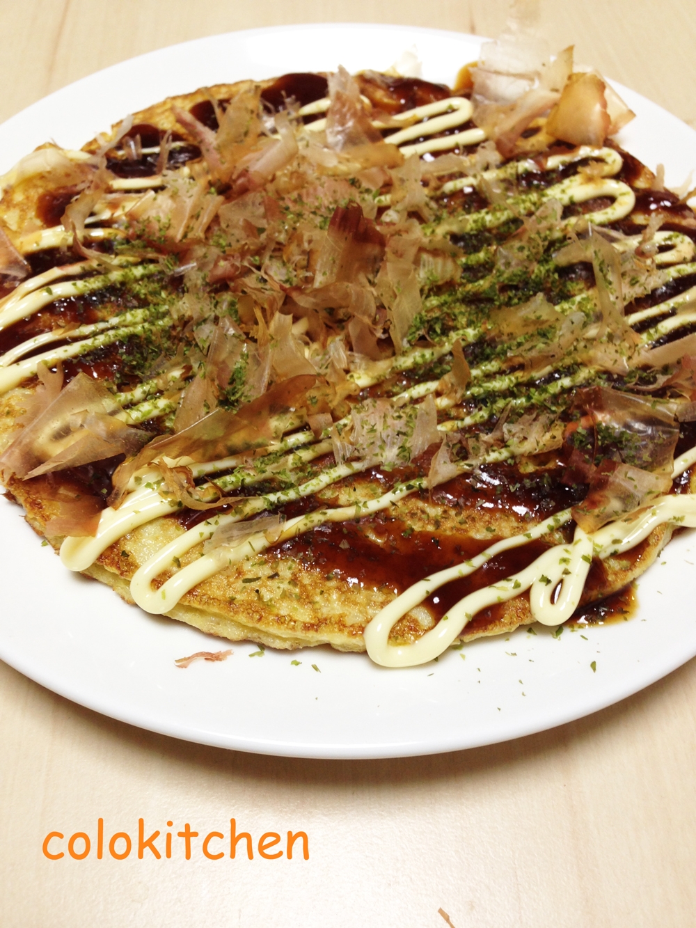 長芋のふわっと軽いお好み焼き風