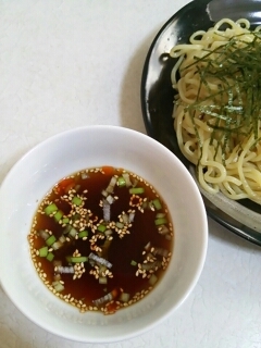 中華麺で☆簡単ざるラーメン♪