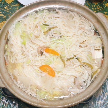 椎茸鍋焼きうどん