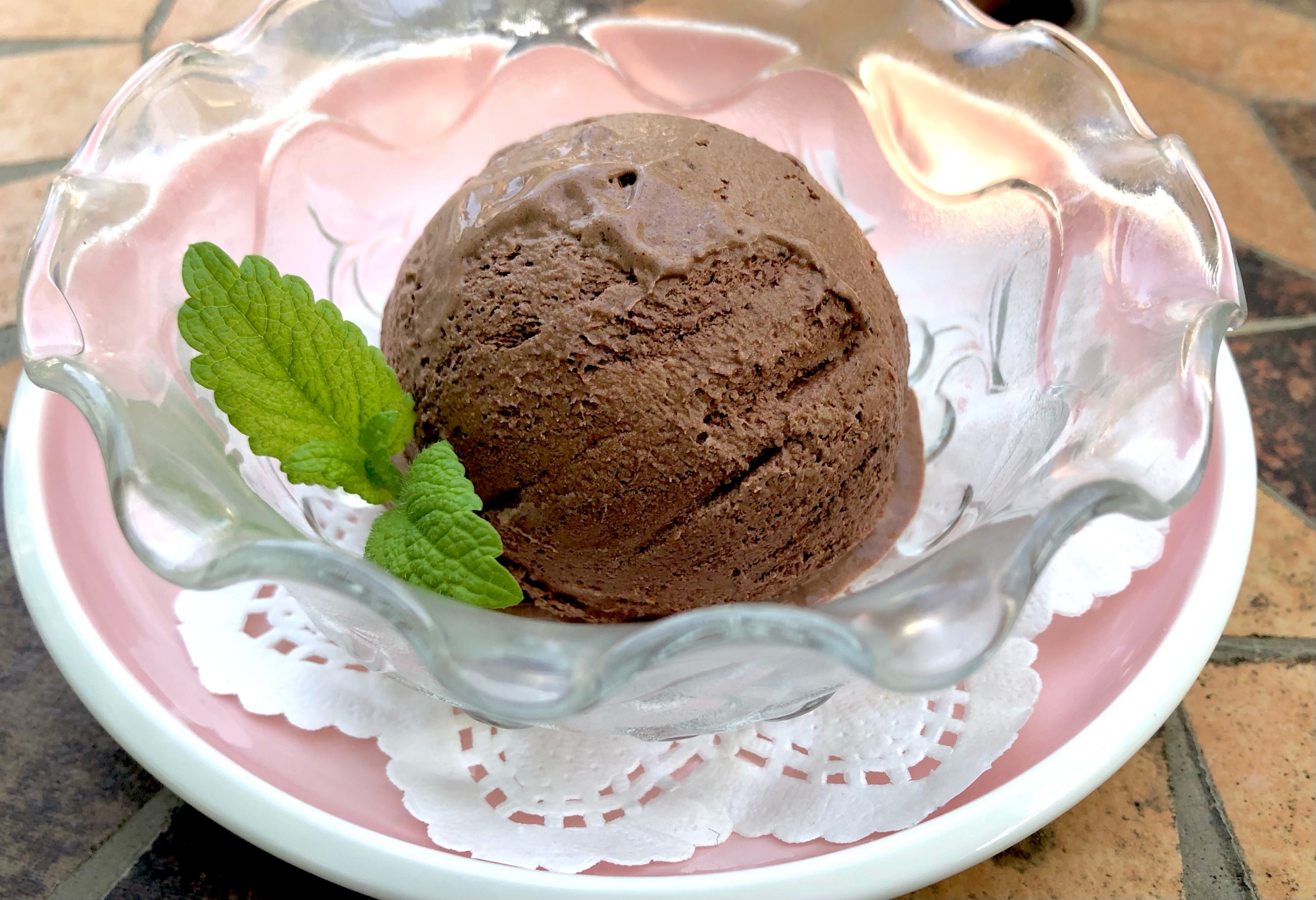 純ココアで簡単❤️材料4つ!アイスクリーム