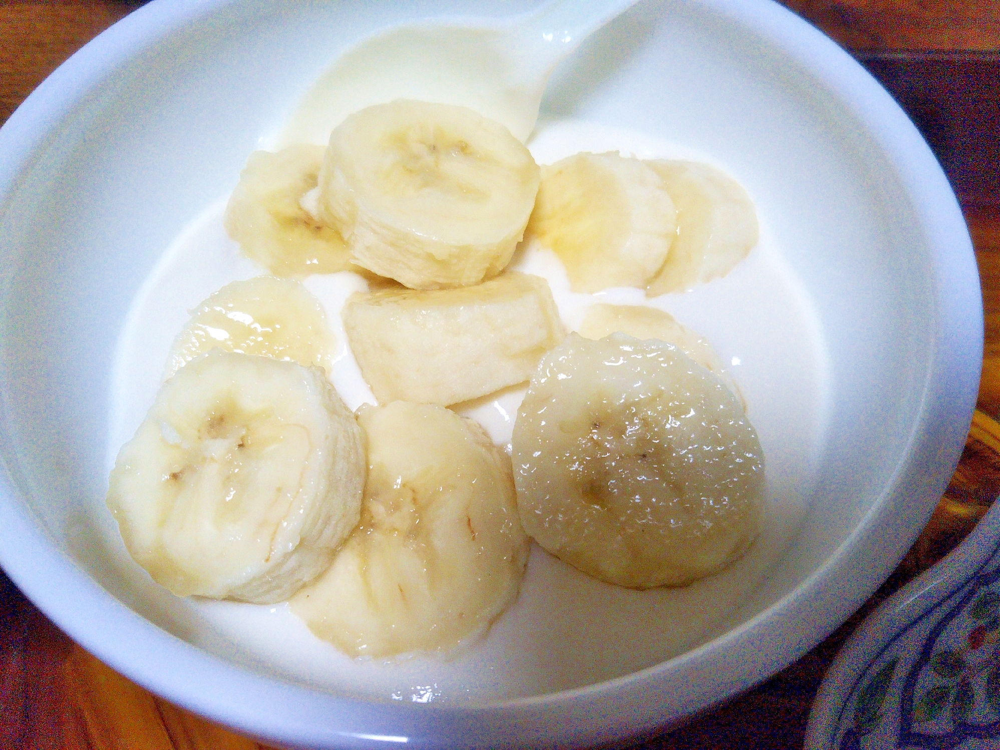 バナナ&アーモンド豆乳ヨーグルト
