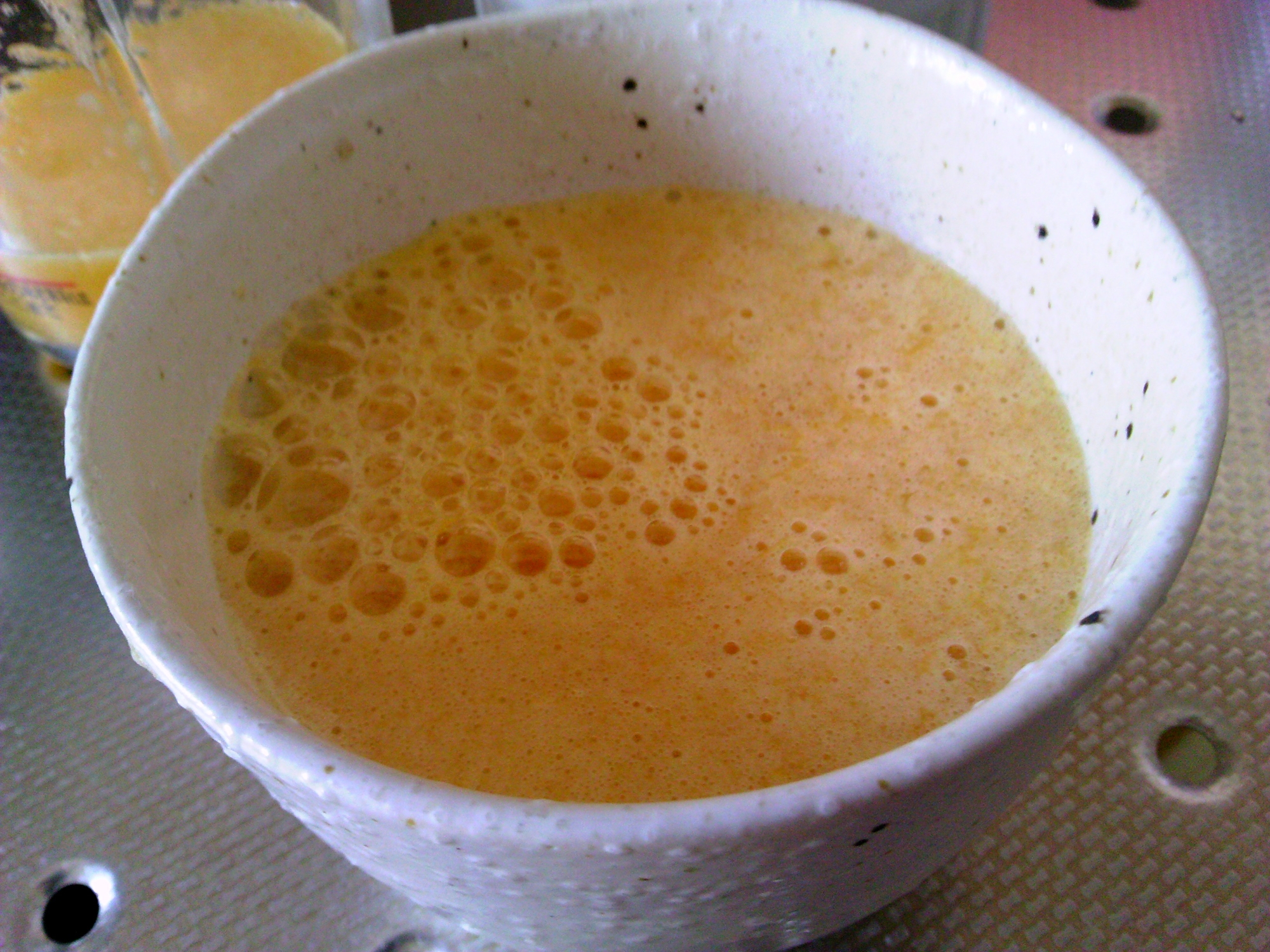 オレンジ緑茶シェイク