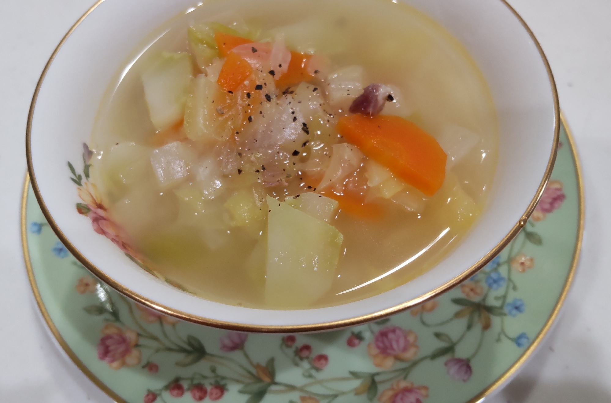 野菜スープ(和風)