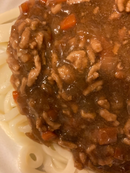 お子様向けのお味♫ウチのジャージャー麺
