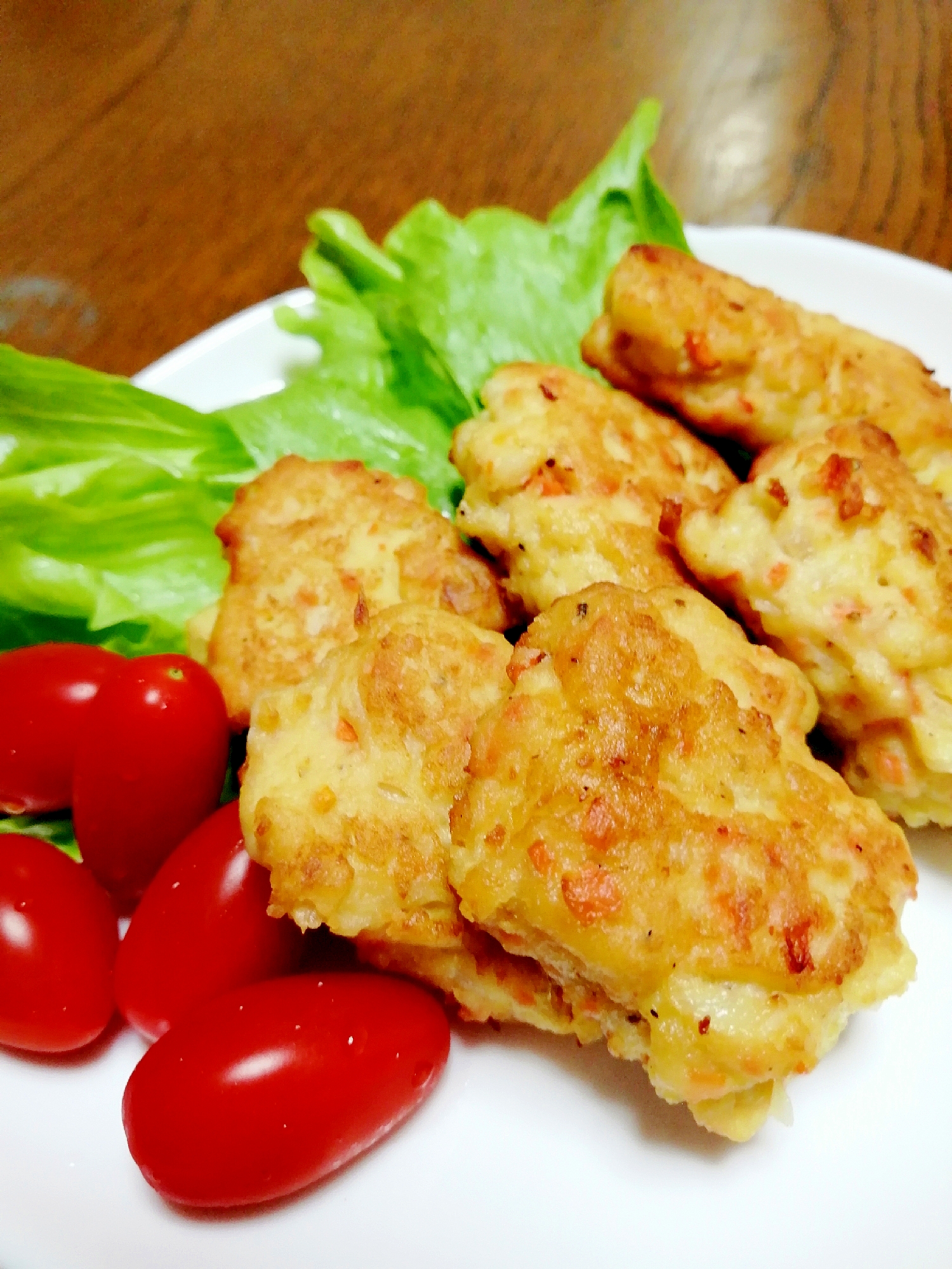 お弁当にも♪野菜入りチキンナゲット