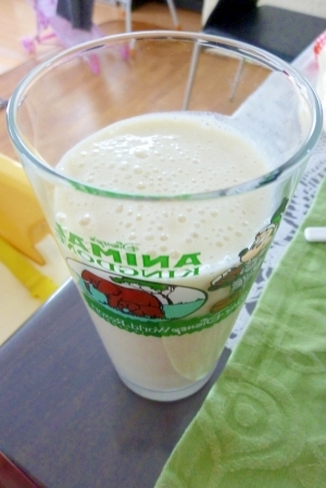 ☆リンゴとバナナのミックスジュース☆