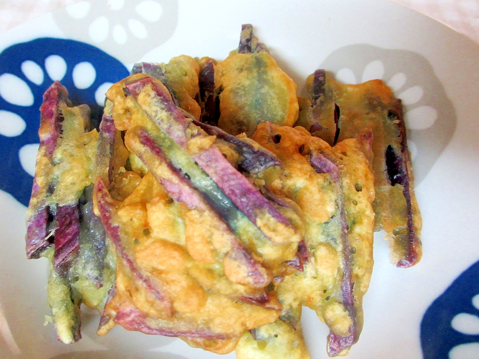 紫芋のおやつ天ぷら