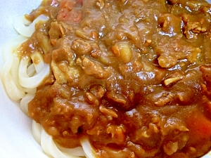 簡単どろっとカレーうどん