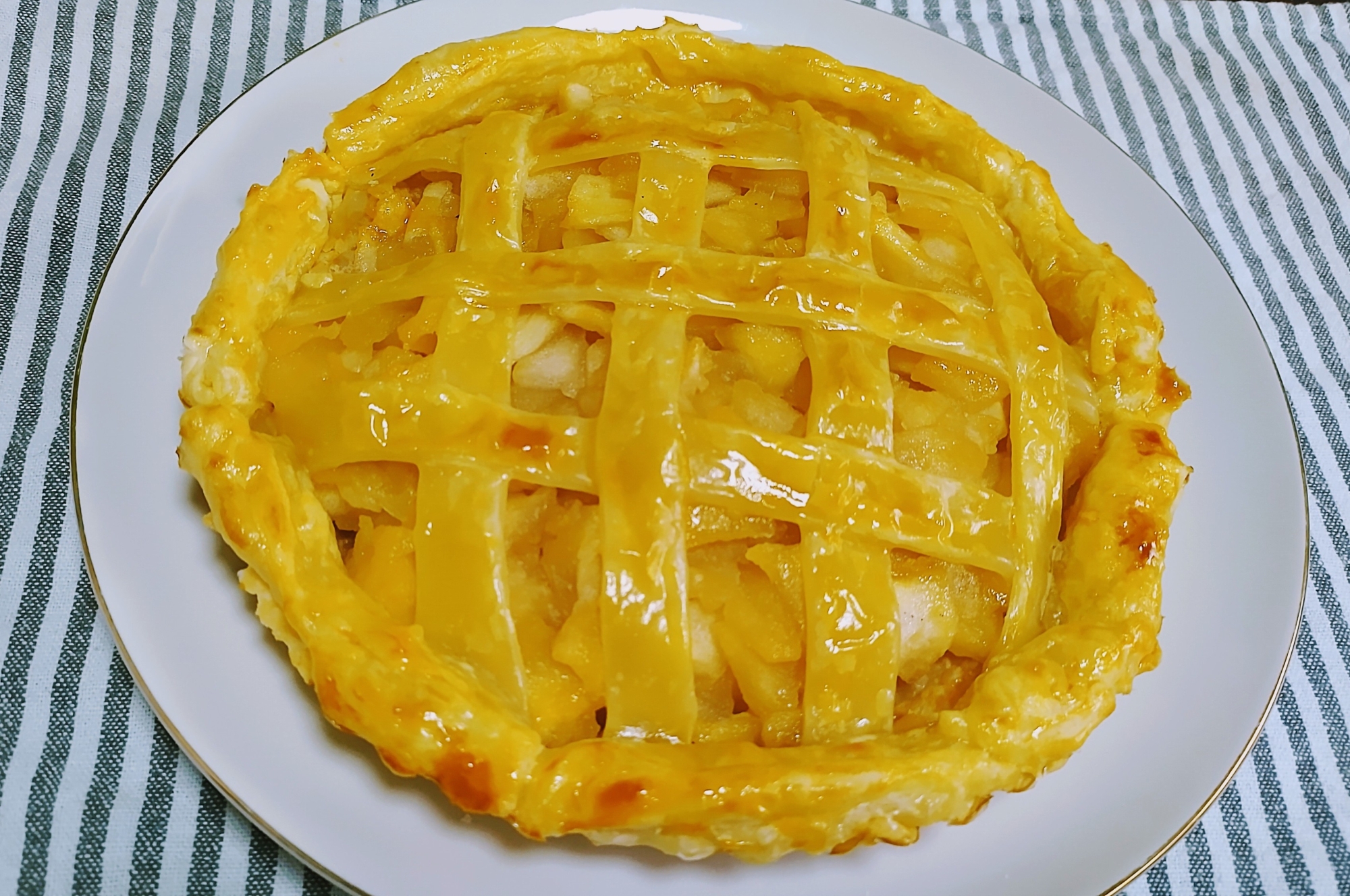 カスタードクリーム入り アップルパイ レシピ 作り方 By さくたん72 楽天レシピ カスタードクリーム入り アップルパイ レシピ 作り方 By さくたん72 楽天レシピ