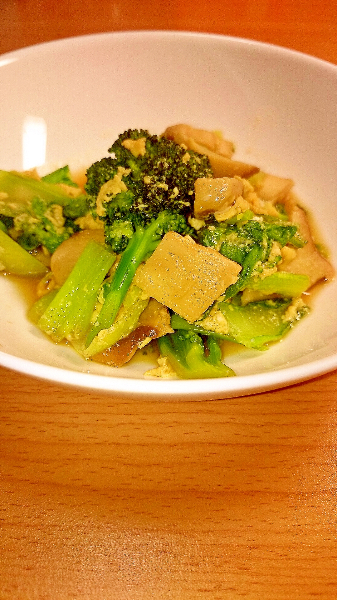 鍋ひとつだけ！野菜のオイスターソース炒め