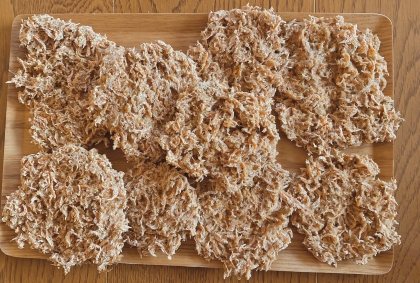 塩コショウ＋してレンジとトースターで両方焼いたんですか美味しかったです〜！！オートミール感ゼロ！素敵なレシピありがとうです*˘ ˘*♡