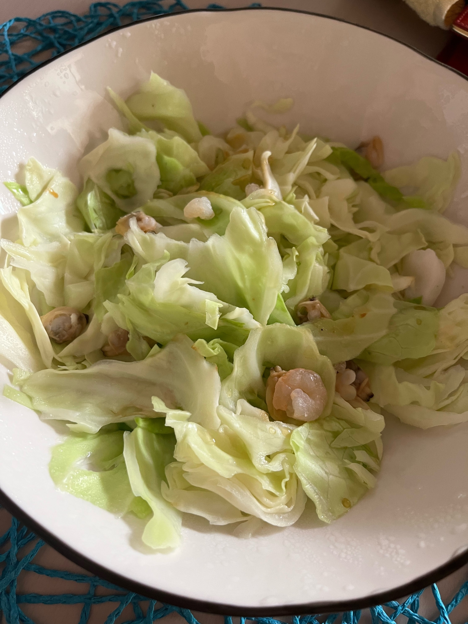 レンジで3分!絶品海鮮キャベツ煮