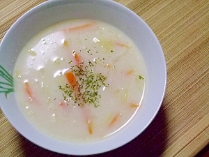 キャベツのとろ~りミルクスープ