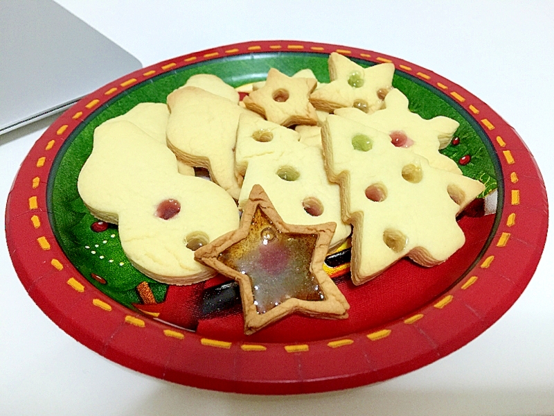 X Mas Ver ステンドグラスみたいクッキー レシピ 作り方 By まかろん 楽天レシピ