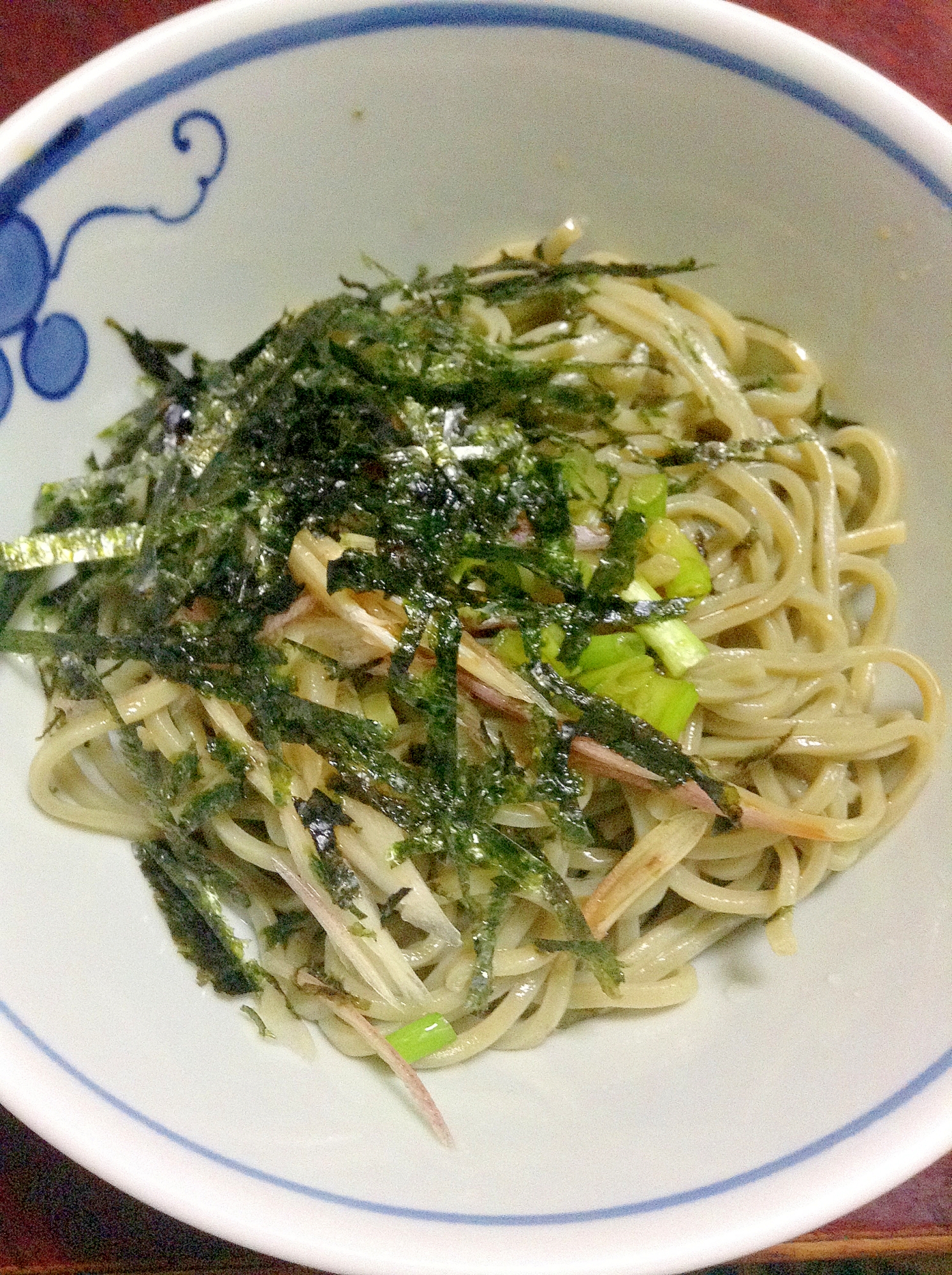 冷やしぶっかけ☆ずんだ蕎麦【コレステロール予防】