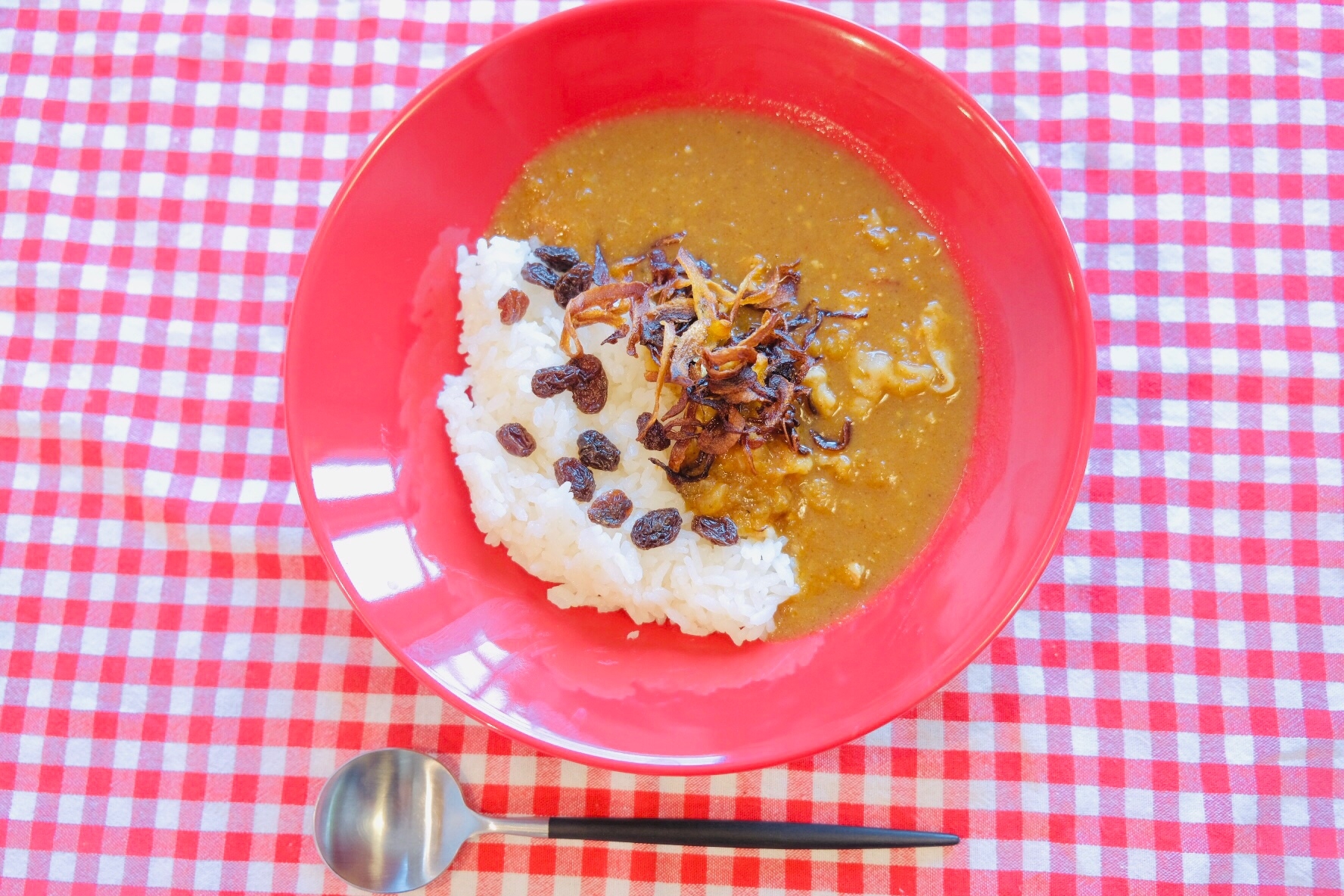 フライパンで作るフルーツカレー