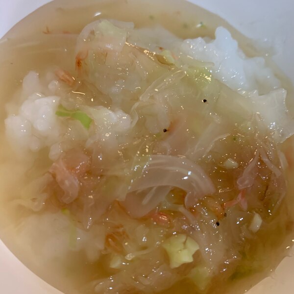 離乳食 桜海老とキャベツのあんかけがゆ レシピ 作り方 By ゆひ7 楽天レシピ 離乳食 桜海老とキャベツのあんかけがゆ レシピ 作り方 By ゆひ7 楽天レシピ