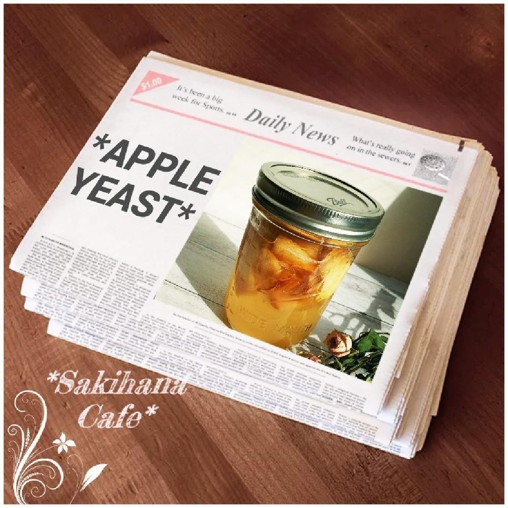 ⁂自家製*リンゴ酵母の起こし方⁂