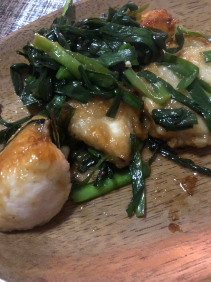 胸肉とニラがあったのでこちらを参考にしてみました！思い切ってニラ一袋まるまる使いましたが美味しくできました！ごちそうさまでした！