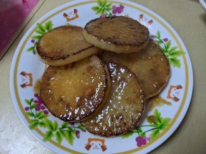 レンチンで柔らかくしたので時短でホクホクになりました^^