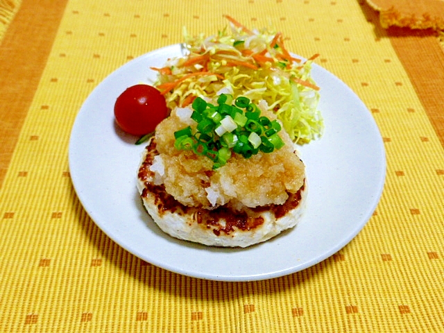 ささみとはんぺんのおろしハンバーグ