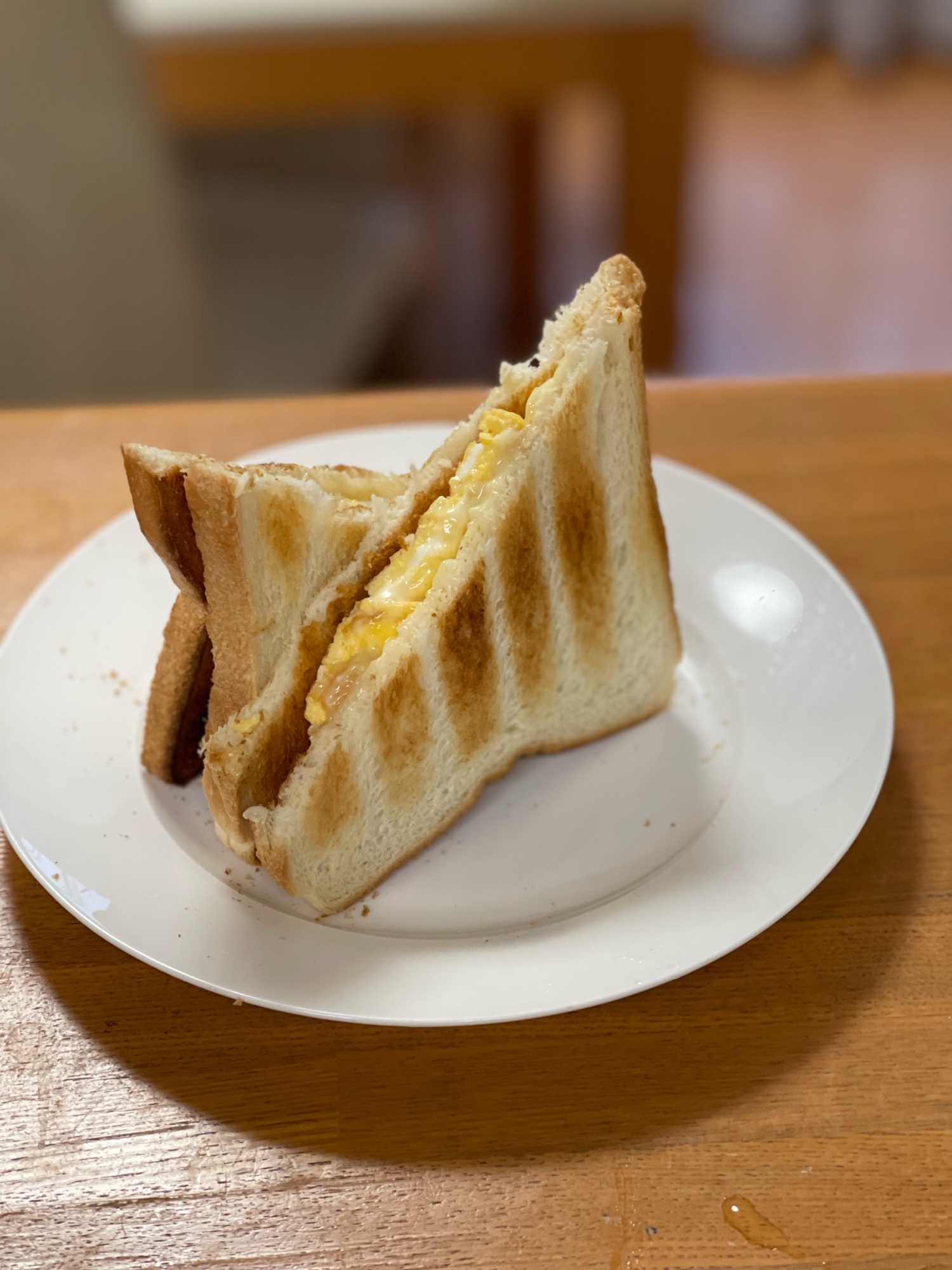 卵焼きとチーズのホットサンド