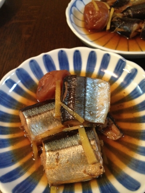 圧力鍋で、骨まで食べられる秋刀魚の煮物