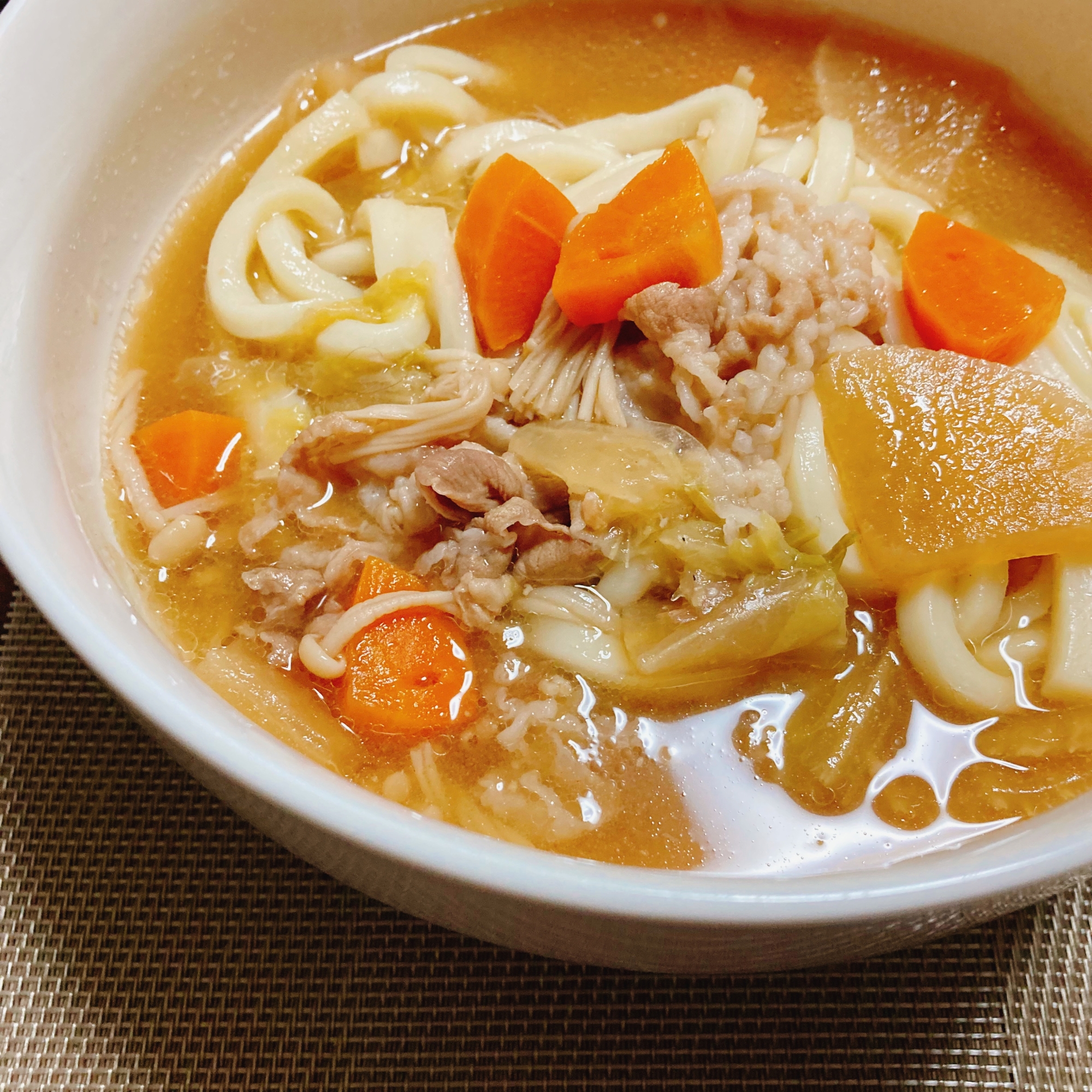 ほうとう風煮込みうどん(離乳食後期取り分け可能)