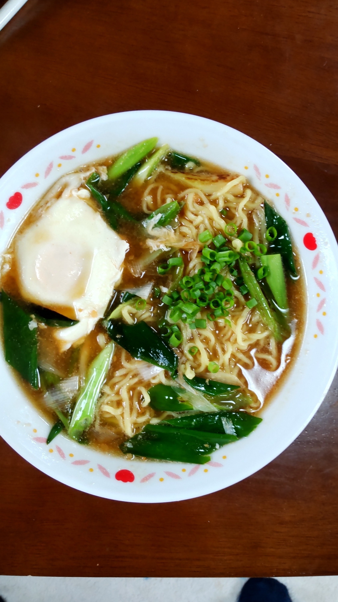 ネギたっぷりラーメン