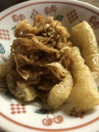 ５分で作れる切り干し大根と油揚げの甘煮