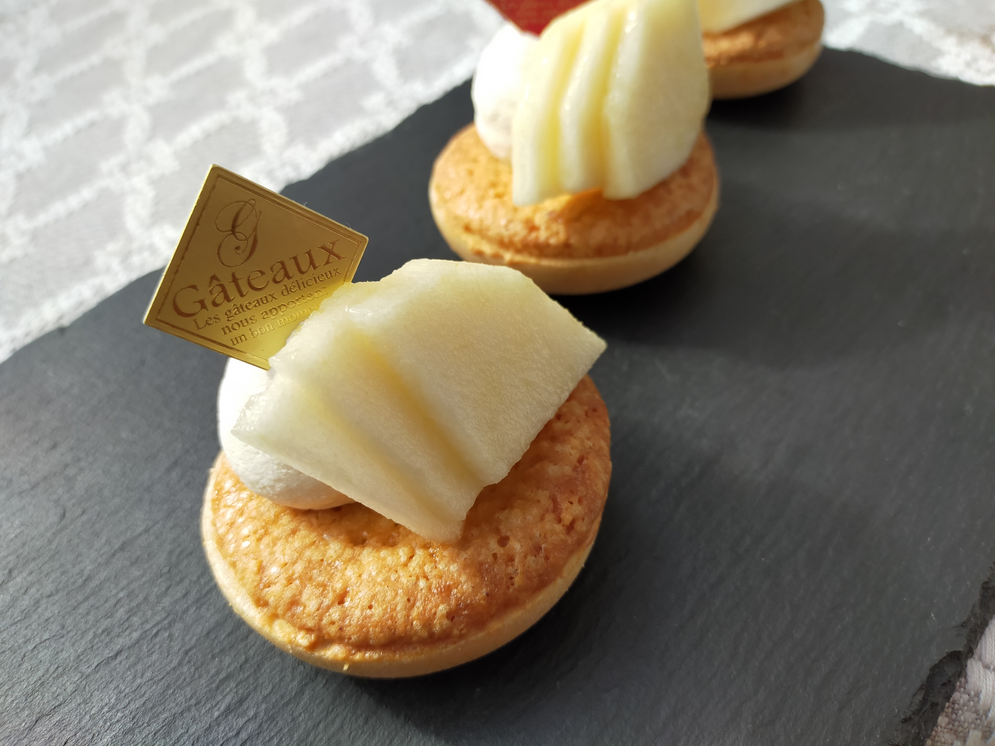 もなかの皮でタルト