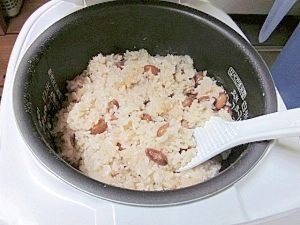 お正月用 炊飯器で炊く赤飯 小豆の茹で方 レシピ 作り方 By Startrek 楽天レシピ