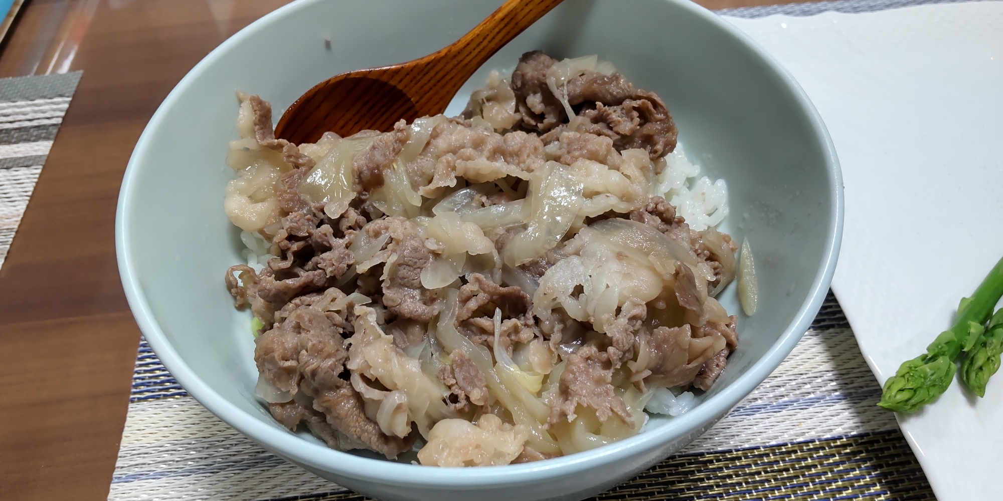 牛こま肉で★牛丼！