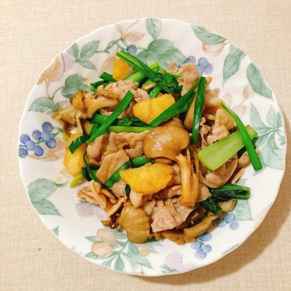 ふかした新ジャガで６分！？ノンオイル肉野菜炒め♪