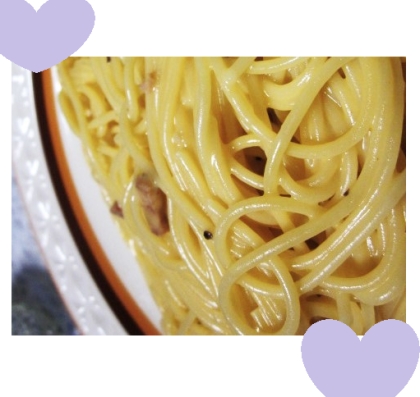 生クリームなし♪チーズでカルボナーラ✧˖°