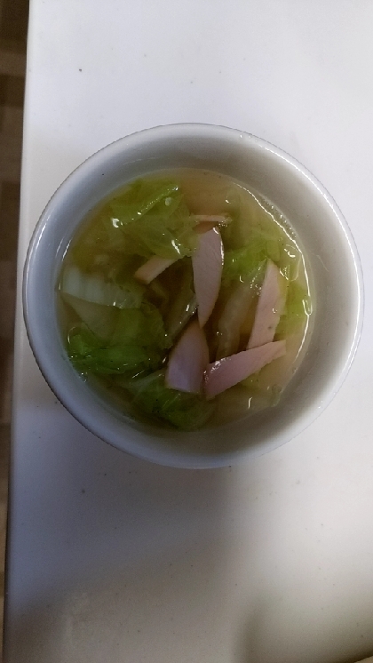 白菜に味が染み込んでおいしかったです。あたたまりました。