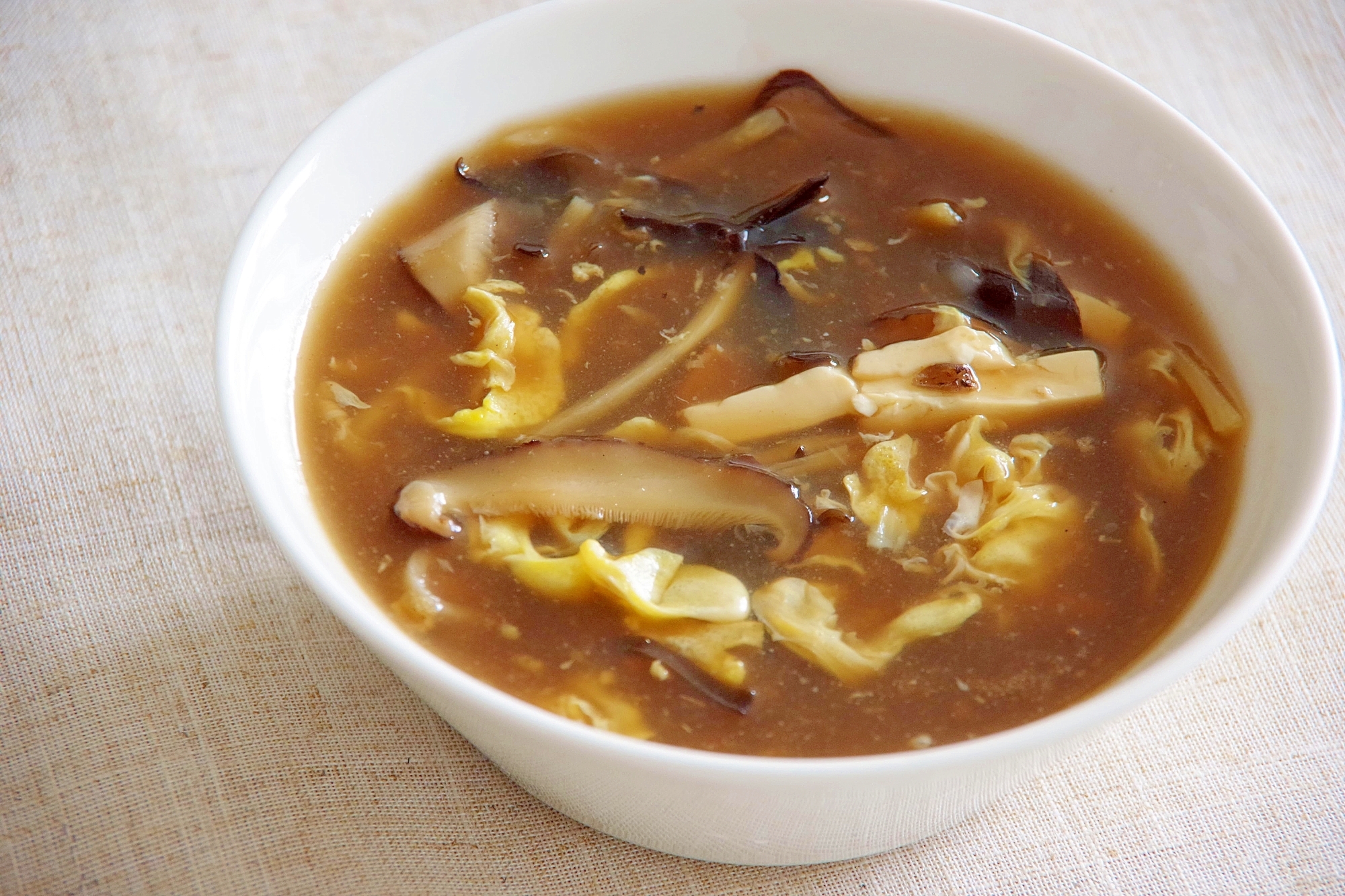 #12 中華スープの定番「酸辣汤」