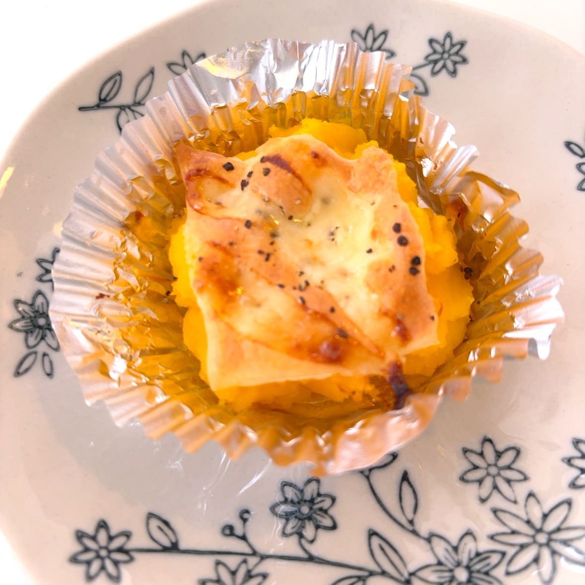 冷凍かぼちゃとチーズで弁当のおかず一品♪