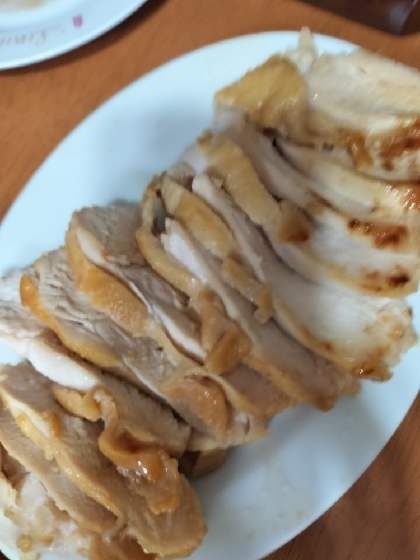 塩麹で作る☆鶏むね肉で、高級ハムの美味しさ。